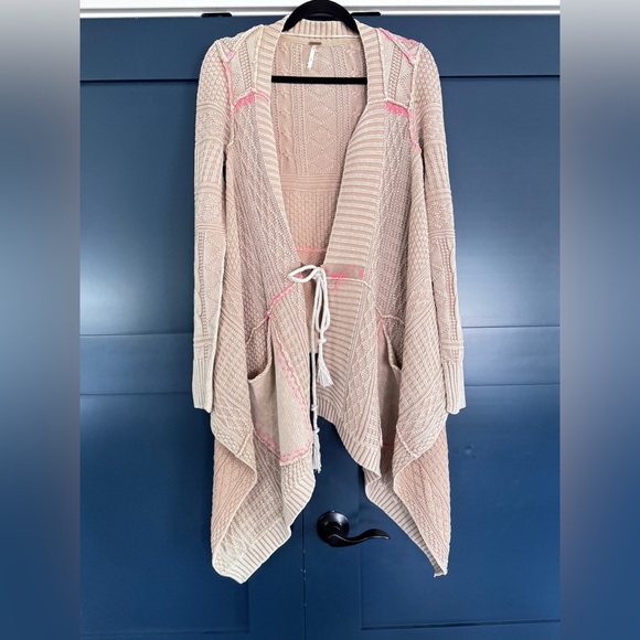 NWT FREE PEOPLE All Washed Out Cardigan Size Small - Picture 6 of 14